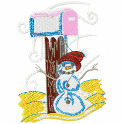 Mailbox Embroidery Design 1 Mailbox Embroidery Design 1
